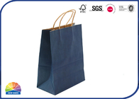 Shopping Medium Kraft Paper Bags Matt Lamination With Handles Customized