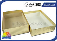 Embossing Textured Rigid Gift Box / Rigid Paper Box Packaging For Cosmetics