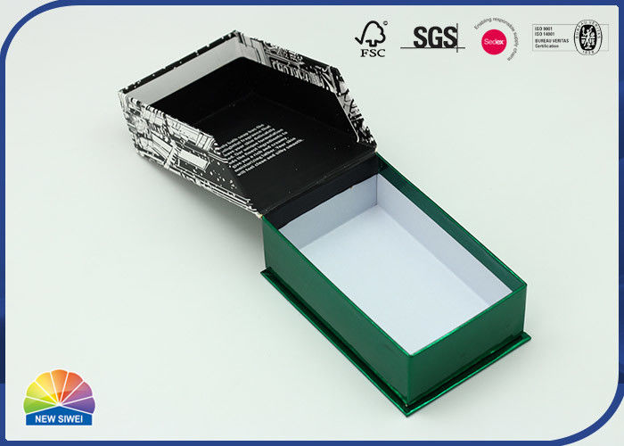 Reusable Present Package Box Custom Printed Hinged Lid Paper Box
