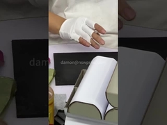 Personnalisation du logo de papier d'OEM de boîte de cylindre de carton de noir de tube d'emballage d'impression en vrac