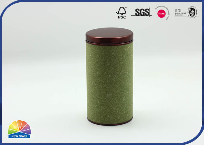 Le fond de papier composé réutilisable de Matel de tube de la catégorie comestible CMYK pour le produit de thé