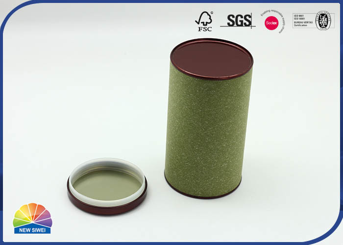 Le fond de papier composé réutilisable de Matel de tube de la catégorie comestible CMYK pour le produit de thé