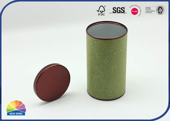 Le fond de papier composé réutilisable de Matel de tube de la catégorie comestible CMYK pour le produit de thé