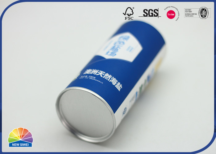 Cylindre de carton empaquetant le tube de papier composé avec la couleur faite sur commande de chapeau en plastique