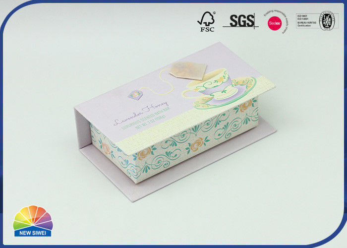 Petite taille de boîte de papier de couvercle articulé par paquet actuel d'impression colorée