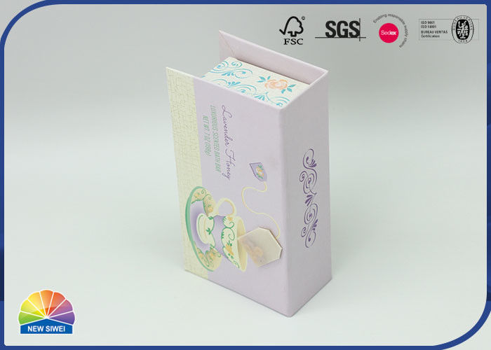 Petite taille de boîte de papier de couvercle articulé par paquet actuel d'impression colorée