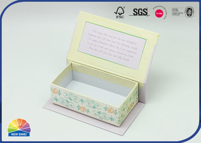 Petite taille de boîte de papier de couvercle articulé par paquet actuel d'impression colorée