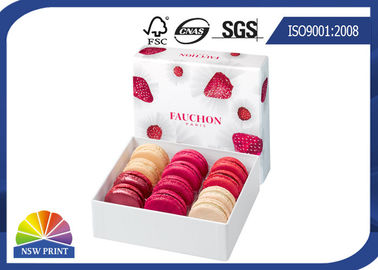 Boîte-cadeau de carton d'Eco-friendy pour Macarons/boîtes de papier d'emballage de cadeau dessert de fantaisie