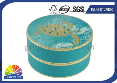 Boîtes en carton rondes personnalisées de boîte-cadeau rigides cylindrique de luxe pour des paquets de cadeau