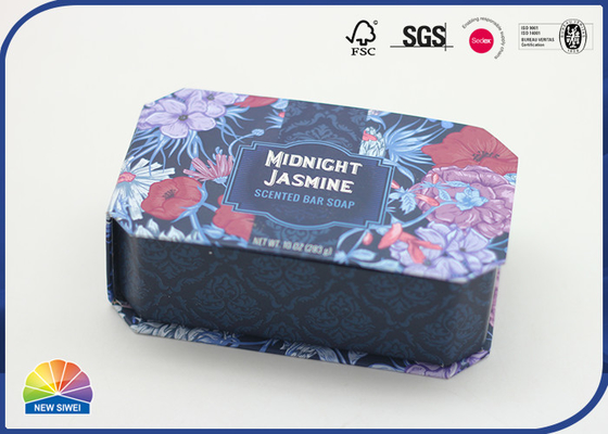 Paquet parfumé imprimé coloré de savon de boîte de papier du cadeau CCNB de bloc supérieur