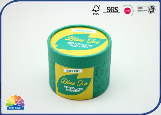 Tube de rouleau de carton de papier couché 157gsm personnalisé avec logo