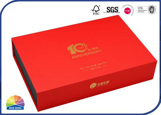 Carton Flip Top Magnetic Gift Box de style de livre d'OIN