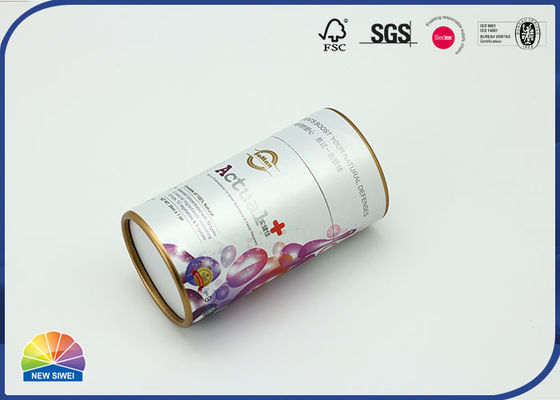 Tube d'emballage de papier de Matte Lamination Custom Print Syrup