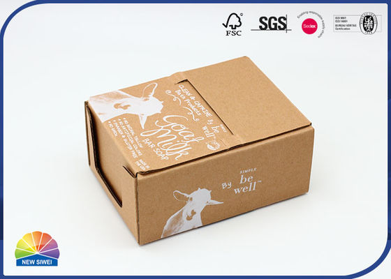 La boîte de présentation de impression faite sur commande de papier d'emballage E tuyautent le carton ondulé