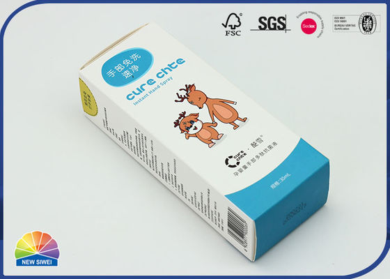 La bande dessinée imprimant la boîte de carton de pliage de C1S pour des enfants s'inquiètent des produits