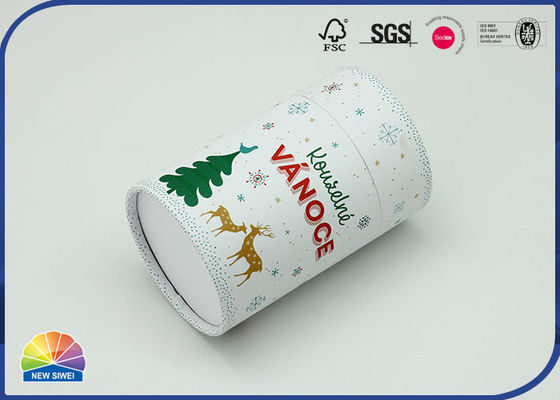 Noyau de Papier d'emballage de tube de cylindre d'emballage de chocolat de sucrerie de cadeau de Noël