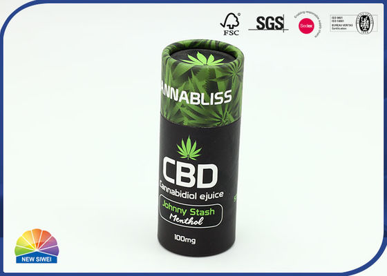 CBD Ejuice Cannabidiol empaquetant Matte Round Packaging Tubes
