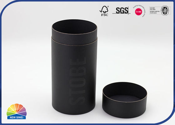 Boîte ronde de tube de papier de Logo Print Personalized Size Design emballage