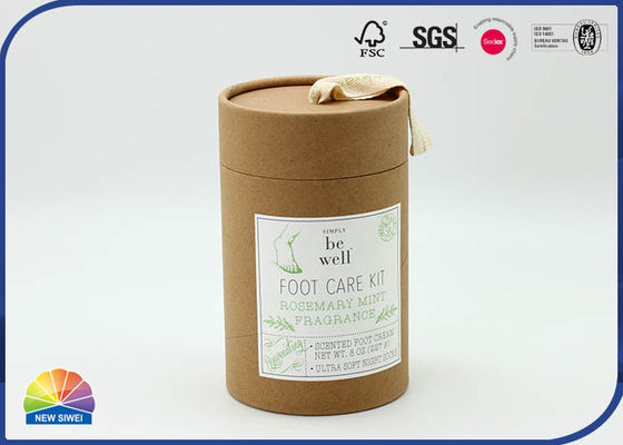 Le ruban manipule des tubes de cylindre de carton de Papier d'emballage avec la copie Paster