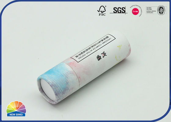 boîte de tube de papier de baume à lèvres de l'impression 4c pour l'emballage cosmétique