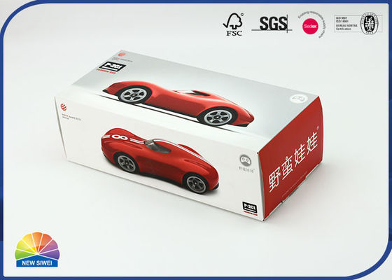 F cannelure a ridé le paquet se pliant imprimé de papier Toy Car de boîte en carton