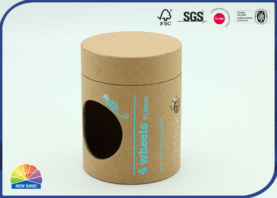 4c tube UV de l'impression 120gsm Brown Papier d'emballage empaquetant Matte Varnishing