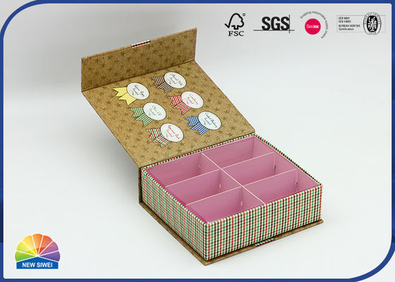 boîte articulée de couvercle de papier mat de l'impression 4c colorée pour des savons de bougies