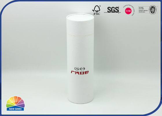 Tube de papier de Matte Print Rigid White Cardboard pour des balles de tennis