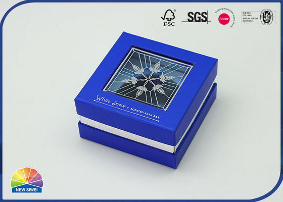 Boîte rigide mate d'épaule de l'impression BOPP de Pantone avec la fenêtre évidente