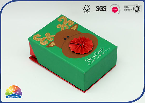 La copie 4c éclatante a articulé Flip Cardboard Box Candle Boxes supérieur