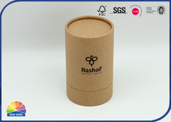 Conteneurs écologiques Matte Varnishing de tube de carton de cosmétiques