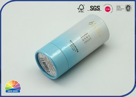 4c tube de empaquetage de papier argenté UV de l'impression 182gsm pour l'huile essentielle