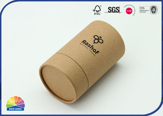 le tube de carton UV de papier d'emballage de cylindre de l'impression 1c enferme dans une boîte la coupe douce