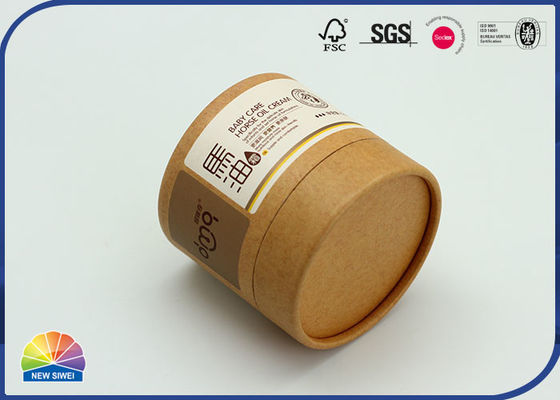 Tube d'emballage de carton du piédestal 157gsm Caoted pour l'huile de cheval