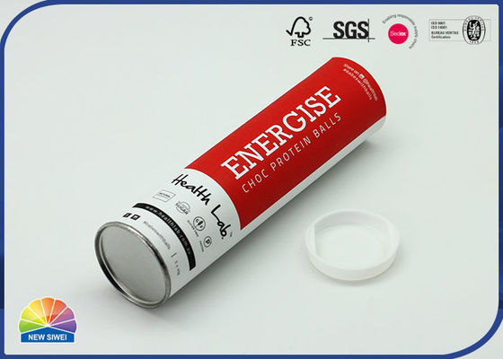 Tube de Matte Laminated Badminton Paper Packaging écologique