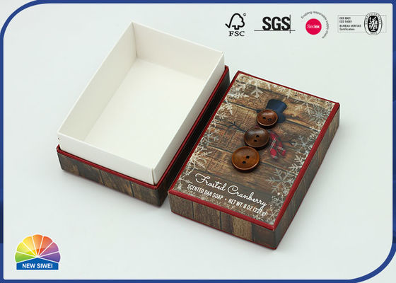 Boîte réutilisable de Matte Print Rigid Gift Shoulder pour l'emballage de savon