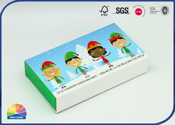 Boîte-cadeau de macaron de boîte de papier de tiroir de présentation de l'impression 4c 1200gsm CCNB