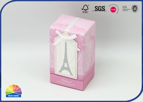 la couleur de 350gsm C1S a imprimé le boîte-cadeau rigide éclatant