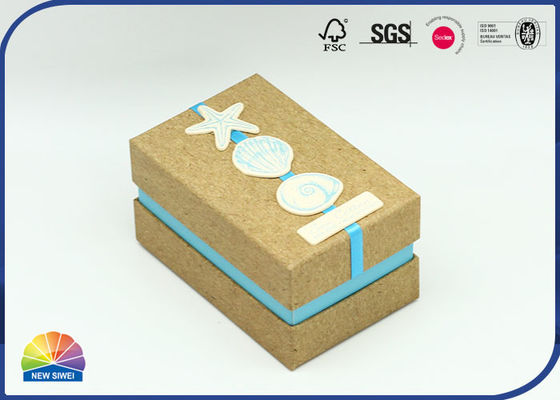 La boîte de papier télescopique de carton d'impression de CMYK avec le cou de C1S a exposé