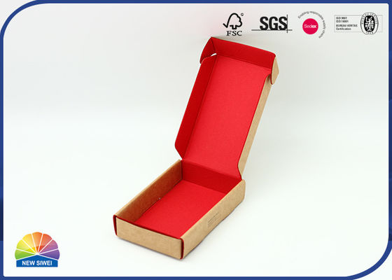 Boîte épaisse de Cherry Lock Environmental Corrugated Kraft réutilisable