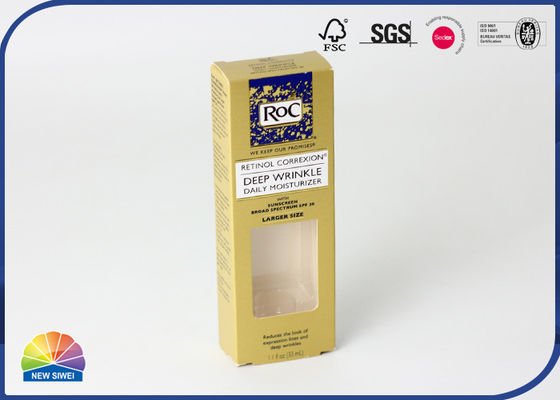 Le boîte-cadeau découpé avec des matrices crème de carton de fenêtre de Bath a gravé en refief