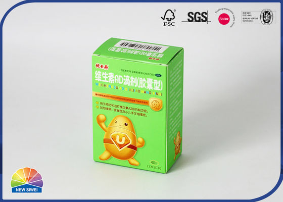 Produits de médecine empaquetant l'impression se pliante de la boîte CMYK de carton dehors