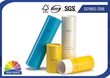 Le thé/cosmétique/le tube/luxe de papier emballage de soins de la peau ont réutilisé les tubes de papier faits sur commande